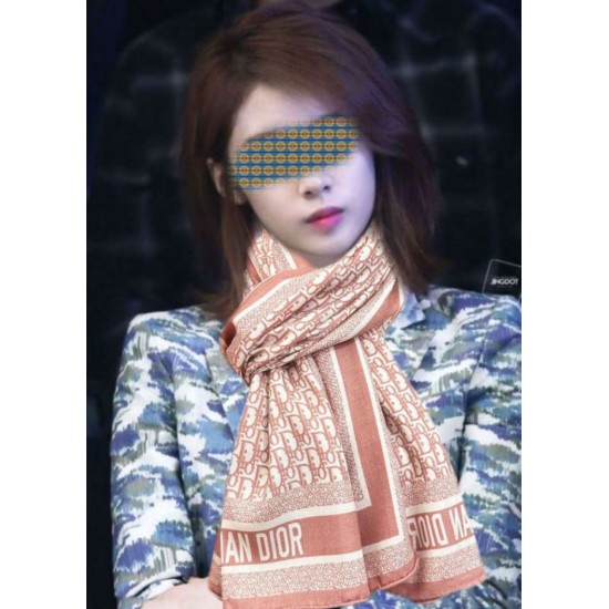 Replica Sciarpa Dior Oblique misto cashmere Rosa 65x185 Imitazioni Replica Sciarpa Dior Oblique misto cashmere Rosa 65x185