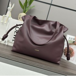 Replica Borsa a mano grande Loewe Flamenco  nappa Gendi Rosso