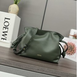 Replica Borsa a mano Mini Loewe Flamenco nappa verde