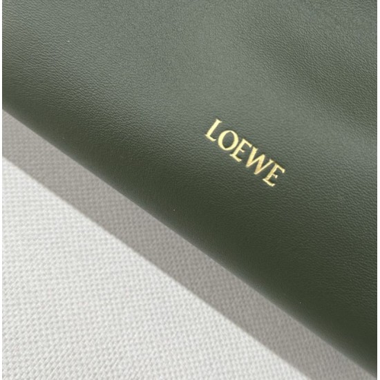 Replica Borsa a mano Mini Loewe Flamenco nappa verde