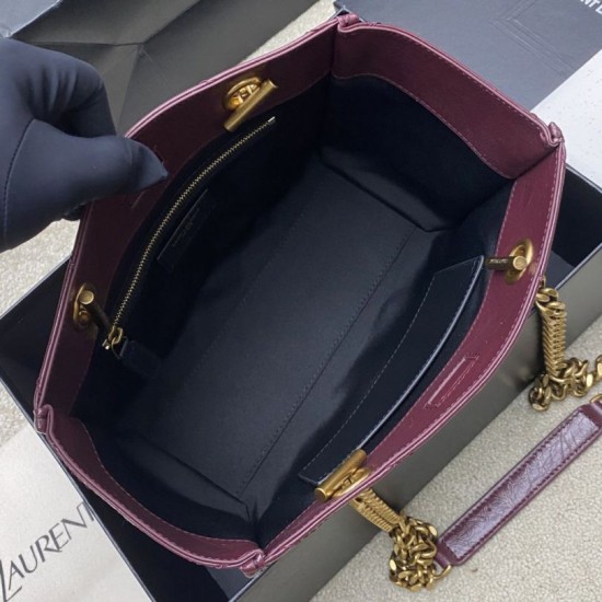 Replica Borse YSL Saint Laurent Niki piccola shopping pelle bovina oliata e cerata Rosso Imitazioni Replica Borse YSL Saint Laurent Niki piccola shopping pelle bovina oliata e cerata Rosso