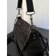 Replica Borse Firmate  a tracolla piccola Balenciaga Le City Moto nylon nera