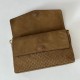 Replica Borsa a tracolla Gucci media con motivo GG goffrato e catena 857622 scamosciata marrone