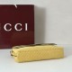 Replica Qualità premium Borse  Gucci media con motivo GG goffrato e catena 857622 scamosciata Giallo