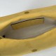 Replica Qualità premium Borse  Gucci media con motivo GG goffrato e catena 857622 scamosciata Giallo