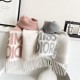 Replica Sciarpa reversibile in cashmere Dior Miss Dior Graffiti grigio/Rosa 17 x 140 Imitazioni Replica Sciarpa reversibile in cashmere Dior Miss Dior Graffiti grigio/Rosa 17 x 140