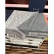 Replica Alta gamma Sciarpa frange Dior Oblique cashmere blu navy/écru 45 x 200 grigio Imitazioni Replica Alta gamma Sciarpa frange Dior Oblique cashmere blu navy/écru 45 x 200 grigio