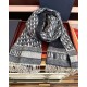 Replica Alta gamma Sciarpa frange Dior Oblique cashmere blu navy/écru 45 x 200 Blu Imitazioni Replica Alta gamma Sciarpa frange Dior Oblique cashmere blu navy/écru 45 x 200 Blu