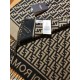 Replica Sciarpa Fendi FF in misto lana e cashmere nera/marrone 32 x 200 Imitazioni Replica Sciarpa Fendi FF in misto lana e cashmere nera/marrone 32 x 200