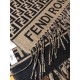Replica Sciarpa Fendi FF in misto lana e cashmere nera/marrone 32 x 200 Imitazioni Replica Sciarpa Fendi FF in misto lana e cashmere nera/marrone 32 x 200