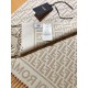Replica Sciarpa Fendi FF in misto lana e cashmere Beige 32 x 200