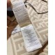 Replica Sciarpa Fendi FF in misto lana e cashmere Beige 32 x 200