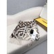 Replica Pari Sciarpa Fendi FF misto cashmere e lana grigio tortora 35 x 180 Imitazioni Replica Pari Sciarpa Fendi FF misto cashmere e lana grigio tortora 35 x 180
