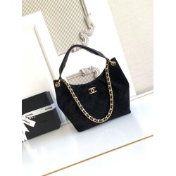 Borsa Chanel 26C Maxi hobo Hippie AS5970 AS5978 Scamosciata Nero Borsa Chanel 26C Maxi hobo Hippie AS5970 AS5978 Scamosciata Nero
