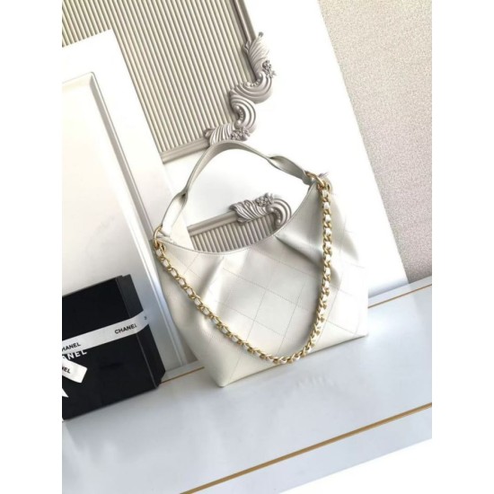 Replica Borse Chanel 26C Maxi hobo Hippie AS5970 AS5978 Bianco Imitazioni Replica Borse Chanel 26C Maxi hobo Hippie AS5970 AS5978 Bianco