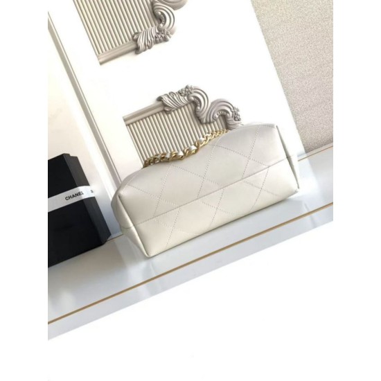 Replica Borse Chanel 26C Maxi hobo Hippie AS5970 AS5978 Bianco Imitazioni Replica Borse Chanel 26C Maxi hobo Hippie AS5970 AS5978 Bianco