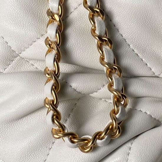 Replica Borse Chanel 25K Mini Bow AS5849 Pelle di agnello Bianco