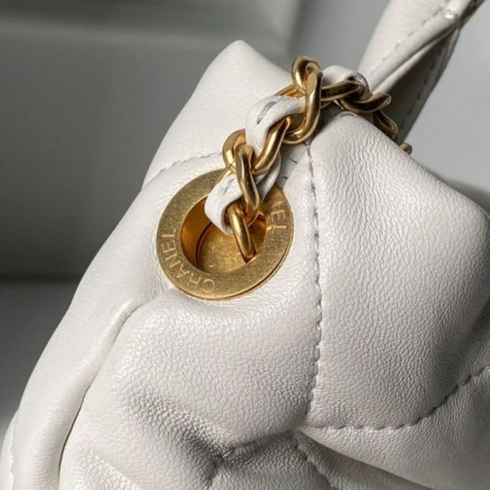 Replica Borse Chanel 25K Mini Bow AS5849 Pelle di agnello Bianco