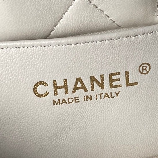 Replica Borse Chanel 25K Mini Bow AS5849 Pelle di agnello Bianco