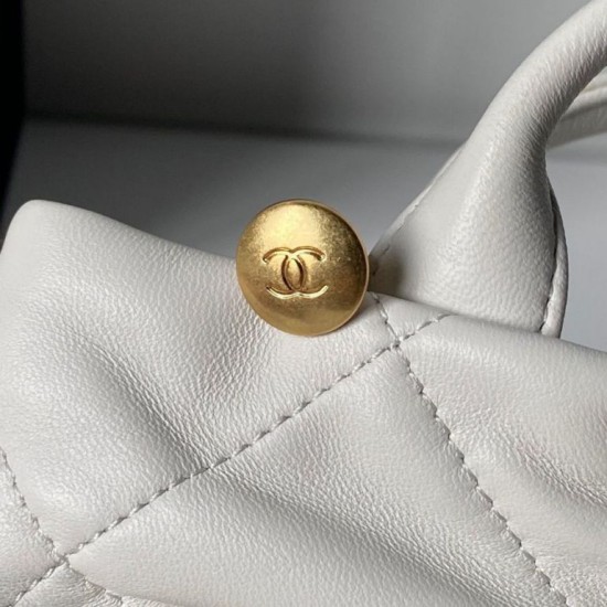 Replica Borse Chanel 25K Mini Bow AS5849 Pelle di agnello Bianco