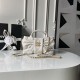 Replica Borse Chanel 25K Mini Bow AS5849 Pelle di agnello Bianco