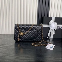 Replica Borse Chanel AS5756 piccola Rettangolare con patta e manico superiore Nero