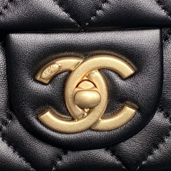 Replica Borse Chanel AS5756 piccola Rettangolare con patta e manico superiore Nero