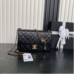 Replica Borse Chanel AS5756 piccola Rettangolare con patta e manico superiore Nero