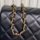 Replica Borse Chanel AS5756 piccola Rettangolare con patta e manico superiore Nero