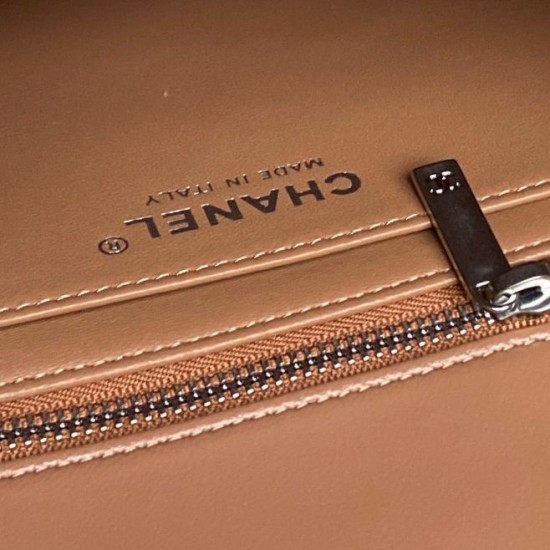 Replica Borse Chanel AS5756 Mini Rettangolare con patta e manico superiore caramello Imitazioni Replica Borse Chanel AS5756 Mini Rettangolare con patta e manico superiore caramello