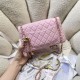 Replica Borse Chanel AS5756 Mini Rettangolare con patta e manico superiore Rosa Imitazioni Replica Borse Chanel AS5756 Mini Rettangolare con patta e manico superiore Rosa