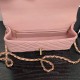Replica Borsa a tracolla Chanel piccola con catena e manico superiore AS5702 Rosa Imitazioni Replica Borsa a tracolla Chanel piccola con catena e manico superiore AS5702 Rosa