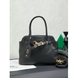 Borse tote Miu Miu Adventure nappa 5BA292 Nero