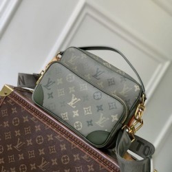 Replica Borsa a tracolla da uomo LV Nil Heritage M27095 Verde