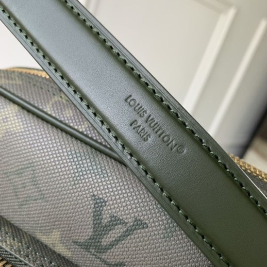 Replica Borsa a tracolla da uomo LV Nil Heritage M27095 Verde Imitazioni Replica Borsa a tracolla da uomo LV Nil Heritage M27095 Verde