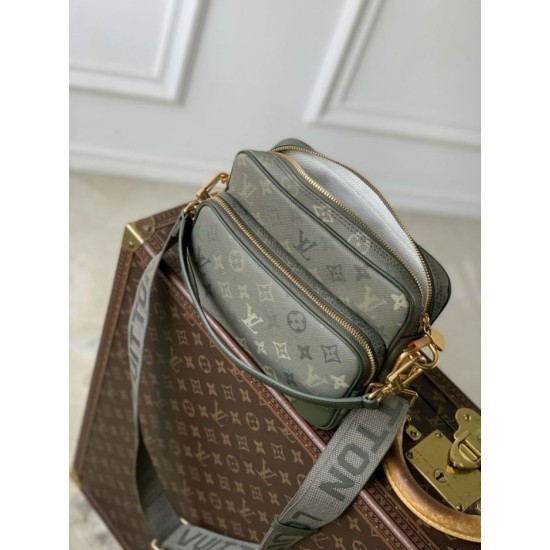 Replica Borsa a tracolla da uomo LV Nil Heritage M27095 Verde Imitazioni Replica Borsa a tracolla da uomo LV Nil Heritage M27095 Verde