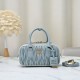 Replica Borsa con manico superiore Miu Miu Arcadie matelassé Blu
