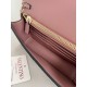 Replica Pari Portafoglio con catena Valentino Garavani Rockstud Rosa Imitazioni Replica Pari Portafoglio con catena Valentino Garavani Rockstud Rosa