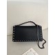 Replica Portafoglio con catena Valentino Garavani Rockstud Nero Imitazioni Replica Portafoglio con catena Valentino Garavani Rockstud Nero