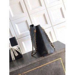Borsa hobo Chanel Coco piccola pelle di vitello Nero Borsa hobo Chanel Coco piccola pelle di vitello Nero
