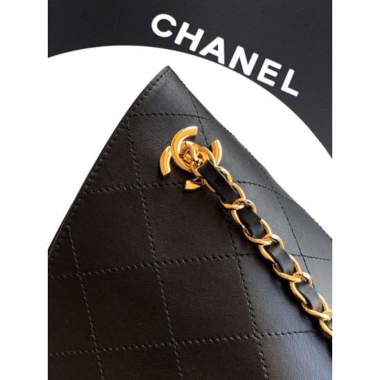 Replica Borsa hobo Chanel Coco piccola pelle di vitello Nero Imitazioni Replica Borsa hobo Chanel Coco piccola pelle di vitello Nero