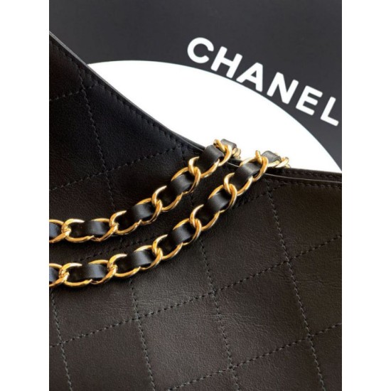 Replica Borsa hobo Chanel Coco piccola pelle di vitello Nero Imitazioni Replica Borsa hobo Chanel Coco piccola pelle di vitello Nero