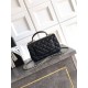 Replica borse griffate Chanel Mini Classic Flap Bow 25K con manico superiore AS2431 Nero Imitazioni Replica borse griffate Chanel Mini Classic Flap Bow 25K con manico superiore AS2431 Nero