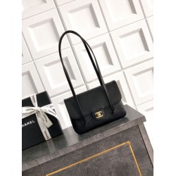 Borsa Pari Chanel 26P Preppy Coco Flap AS6130 nera