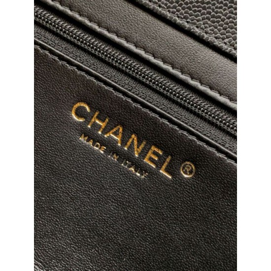 Replica Bora Pari Chanel 26P Preppy Coco Flap AS6130 nera Imitazioni Replica Bora Pari Chanel 26P Preppy Coco Flap AS6130 nera