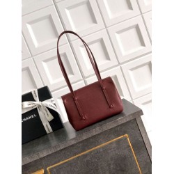 Borsa Chanel 26P Preppy Coco Flap AS6130 Borgogna Borsa Chanel 26P Preppy Coco Flap AS6130 Borgogna