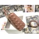 Replica Perfetta grande Dior Lady Dior agnello trapuntata cannage Marrone Imitazioni Replica Perfetta grande Dior Lady Dior agnello trapuntata cannage Marrone
