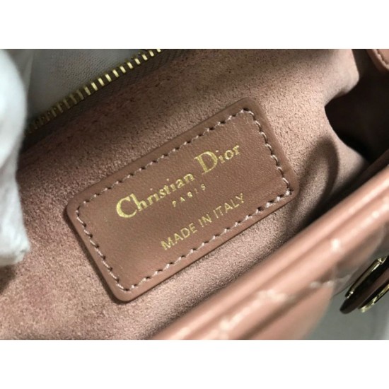 Replica Perfetta grande Dior Lady Dior agnello trapuntata cannage Marrone Imitazioni Replica Perfetta grande Dior Lady Dior agnello trapuntata cannage Marrone