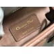 Replica Perfetta grande Dior Lady Dior agnello trapuntata cannage Marrone Imitazioni Replica Perfetta grande Dior Lady Dior agnello trapuntata cannage Marrone
