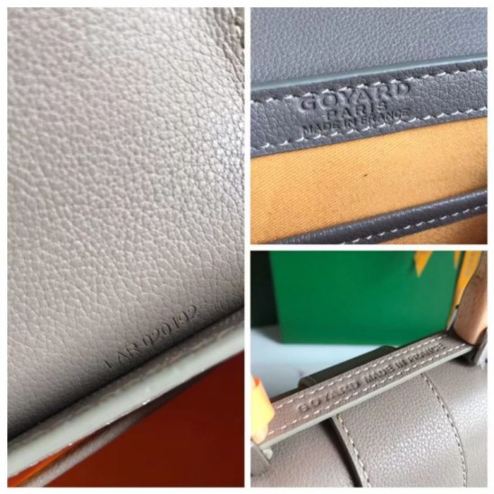 Replica Borse Alta Qualità Goyard Saigon Structure Nano grigia Imitazioni Replica Borse Alta Qualità Goyard Saigon Structure Nano grigia